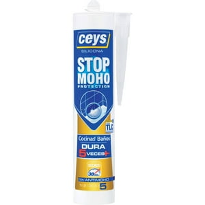 Silicona Baño Y Cocina Stop Moho Transparente 280Ml - Ceys