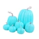 thumbnail image 3 of 7 Piezas De Calabazas Falsas, Modelo De Bricolaje, Calabazas Falsas De Espuma Para La Mesa De Halloween, Otoño, Azul, 3 of 3