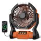 thumbnail image 1 of Ventilador portátil recargable Aynvixt 20000 mAh LED naranja, 1 of 9