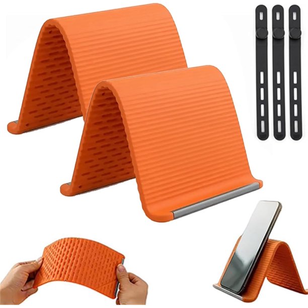 Soporte móvil silicona plegable portátil plegable enrollable multiángulo soporte perezoso