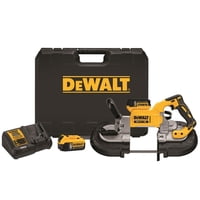 Sierra De Cinta Dewalt Dcs374P2, 20 V, Corte Profundo, 5 Pulgadas Y 4 Pulgadas