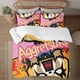 thumbnail image 1 of Aggretsuko 3-Piece Bedding Set For Kids Boys Girls Adult Cartoon Warm Cute Fashion Holiday Present Gift Bed Sheets, 1 of 5