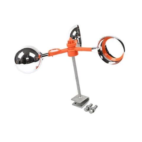 Ioensy - Dispositivo Reflectante Disuasorio De Aves, Ahuyentador De Aves, Para Césped, Granja, Exterior, Base Galvanizada.