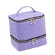 thumbnail image 3 of Bolsa Organizadora De Esmalte De Uñas, Bolsa De Transporte De Viaje Para Mujer, Regalo Cosmético Violeta, 3 of 5