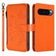thumbnail image 2 of Funda Cartera Mariposa para [Google Pixel 9 Pro XL] con Soporte y Cremallera Naranja, 2 of 6