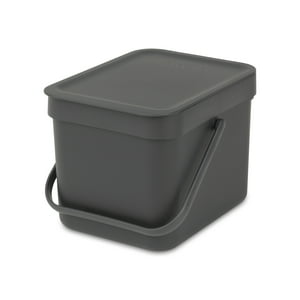 Brabantia - Basurero 'Sort&Go' 6 Lt Gris Oscuro
