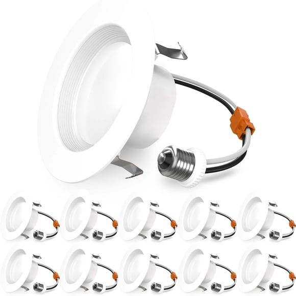 Sunco Lighting Luces LED empotrables retrofit de 4" 11W 5000K