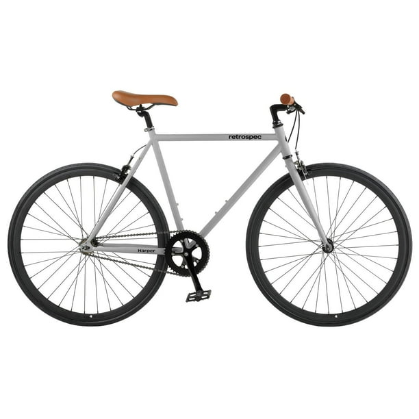 Bicicleta Urbana Harper Fixie - 1 Velocidad gris L