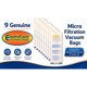thumbnail image 3 of Bolsas filtro EnviroCare Panasonic U, U3 y U69, 9 unidades, 3 of 3