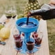 thumbnail image 2 of Dispensador de chupitos de seis maneras, ideal para fiestas, dispensador de 6 chupitos, dispensador de chupitos de bar, dispensador de cócteles (azul), 2 of 7