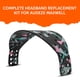 thumbnail image 5 of Banda para la cabeza WC HeadbandZ Maxwell V2 Ancha de Silicona Negra, 5 of 8