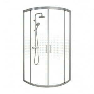 Shower Door Curvo Elegant Joytek Cuadros Mosaicos (Sin Receptáculo) 90X90 Cm
