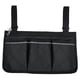 thumbnail image 1 of Silla De Ruedas Walker Bolsa Lateral Bolsa Cama Riel Organizador Bolsillo Para Teléfono Negro, 1 of 5