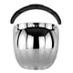 thumbnail image 3 of Visera De Casco De Cara Abierta Visor De Burbuja Para Casco De Motocicleta Lente De PC Plata, 3 of 5