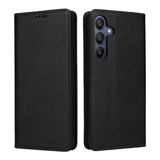 Funda Cartera para Samsung Galaxy A16 con Ranuras Tarjetas y Soporte - Protección Completa Negro