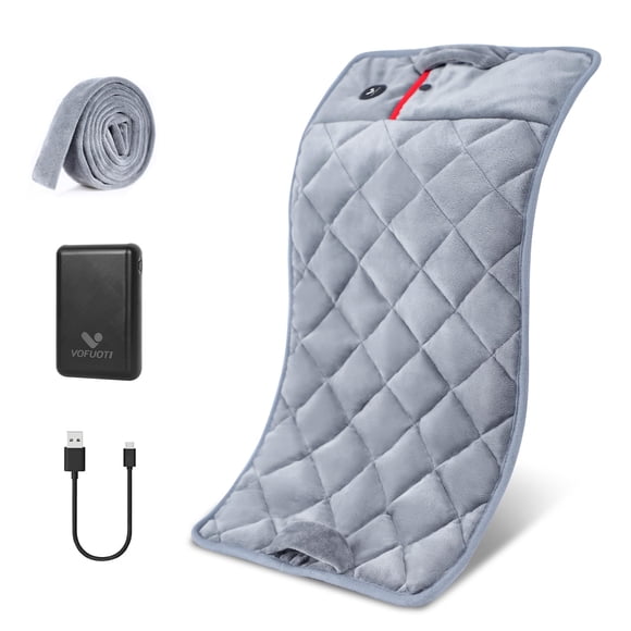 Almohadilla térmica portátil inalámbrica Vofuoti 30 x 61 cm, 10,000 mAh