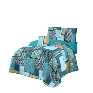 Genérico - Cubrecama Verano Quilt Delgado King 250 X 270 Cm