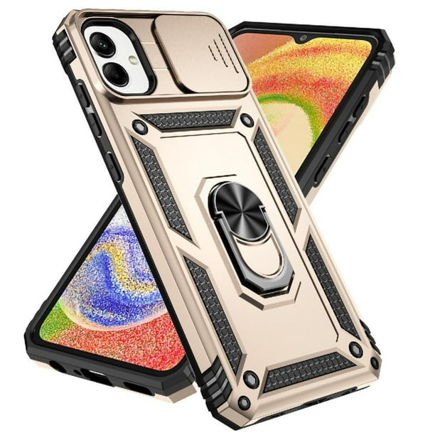 Estuche GANGXUN para Samsung Galaxy A05, soporte giratorio 360°, estilo mecánico y magnético