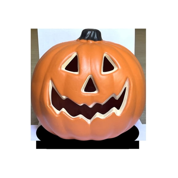 Calabaza con Luz LED Giratoria que Cambia de Color 15 x 14 cm Halloween - Frank & Mortis