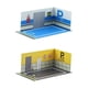 thumbnail image 4 of 2 Piezas 1:32 Estacionamiento Modelo Coche Diecast Garaje Escena StyleK, 4 of 5