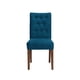 thumbnail image 1 of Silla Oviedo Tela Velvet Azul Petroleo, 1 of 2