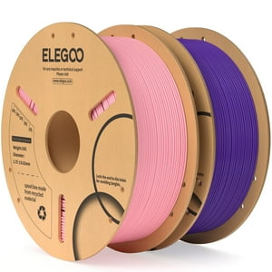 Filamento Para Impresora 3D Elegoo Pla, 1,75 Mm, Rosa Y Morado, 2 Kg
