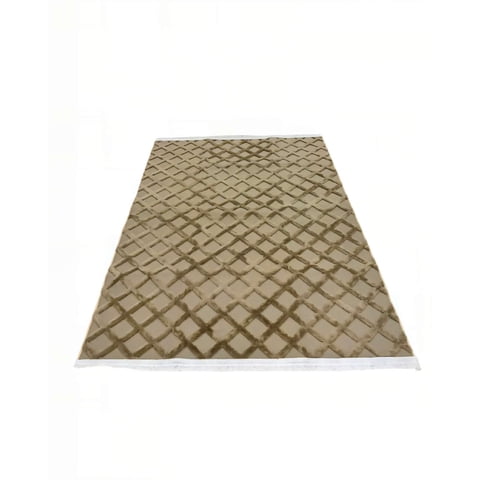 Genérico - Alfombra 150 X 200 Decorativa Jacquardcolor Beige 2