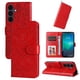 thumbnail image 5 of Funda tipo cartera FOXDOCK para Samsung Galaxy S25 FE , diseño girasol en relieve, cuero PU, cierre magnético, soporte y tarjetero, 5 of 5