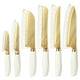 thumbnail image 1 of Juego de cuchillos de cocina CAROTE Healthy Gold Titanium 12 piezas, 1 of 3