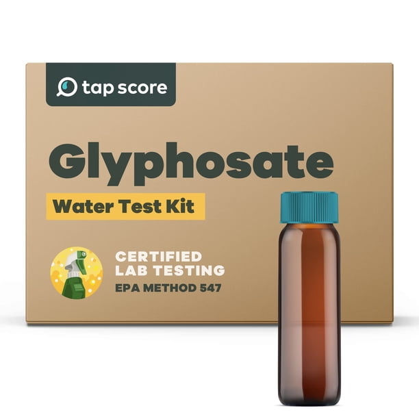 Kit de prueba de agua Tap Score para grifo: glifosato (Roundup) certificado por la EPA