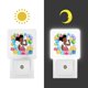 thumbnail image 3 of Rincón de Gracie Luz nocturna LED con sensor de anochecer a amanecer para dormitorio, baño, pasillo, escaleras - Lámpara LED nocturna de enchufe, 0.5W - 1 pieza, 3 of 6