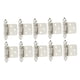 thumbnail image 4 of Bisagras de puerta de gabinete de 10 x 1/2", herrajes para puertas para muebles de RV, accesorios de repuesto versátiles, bisagra de cierre automático Plata, 4 of 5