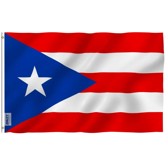 Bandera Anley Fly Breeze Puerto Rico 90 x 150 cm