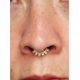 thumbnail image 3 of Piercing Septum love winter Plata fina ley S925 Chapada Oro, 3 of 3