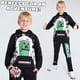 thumbnail image 5 of Conjunto de Buzo con Capucha y Joggers para Niños Minecraft Negro y Verde 9-10 Años, 5 of 5