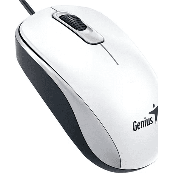 Mouse Genius DX-110 usb blanco elegante