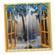 thumbnail image 2 of 2 Uds., Paisaje, Ventana, Puerta, Cortinas, Persianas, Decoración Impresa En 3D, 8 #, 2 of 3