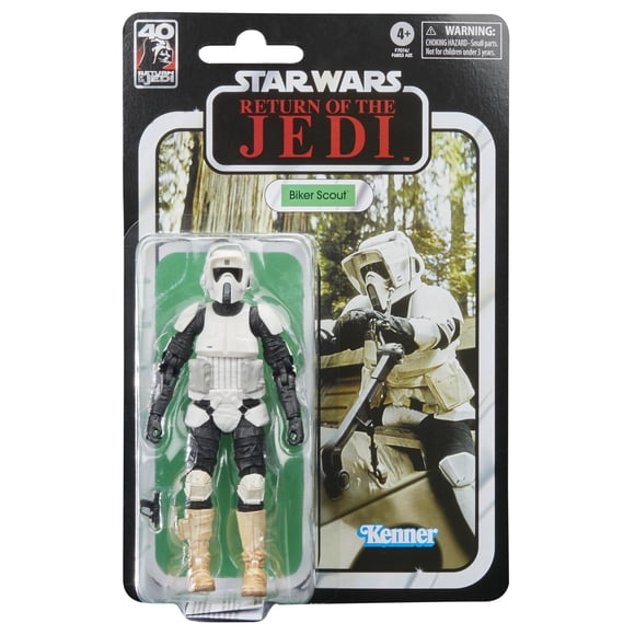 Figura de acción Biker Scout de 15 cm de la serie Black de Star Wars