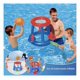 thumbnail image 2 of Juego Inflable Aro Basquet + Lanza Anillos Pool24k Piscina Azul, 2 of 7