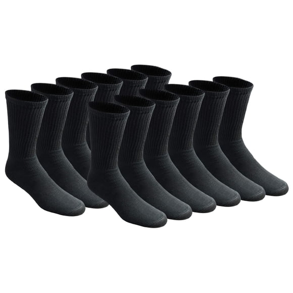 Calcetines Dickies All Purpose Cushion Crew para hombre, color negro 6/12