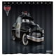 thumbnail image 1 of Cortina de ducha de coches, juego de cortina de baño con ganchos, tamaño 66 x 72 pulgadas, 1 of 3