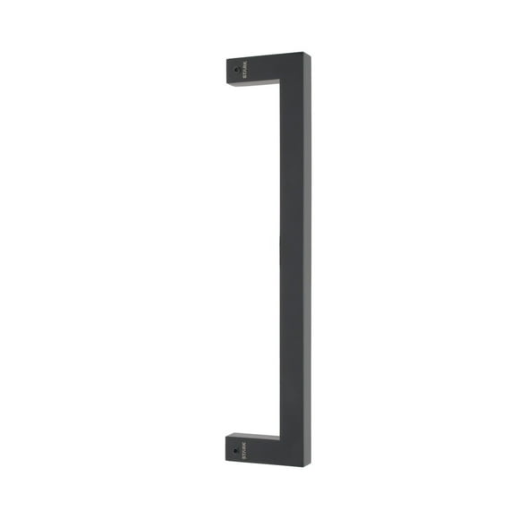 Tirador simple. Fijación invisible. Largo 30 cm. (Negro mate)