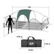 thumbnail image 2 of Tienda de campaña CAMPROS CP para 8 personas, impermeable y resistente al viento con bolsa de transporte, 2 of 8