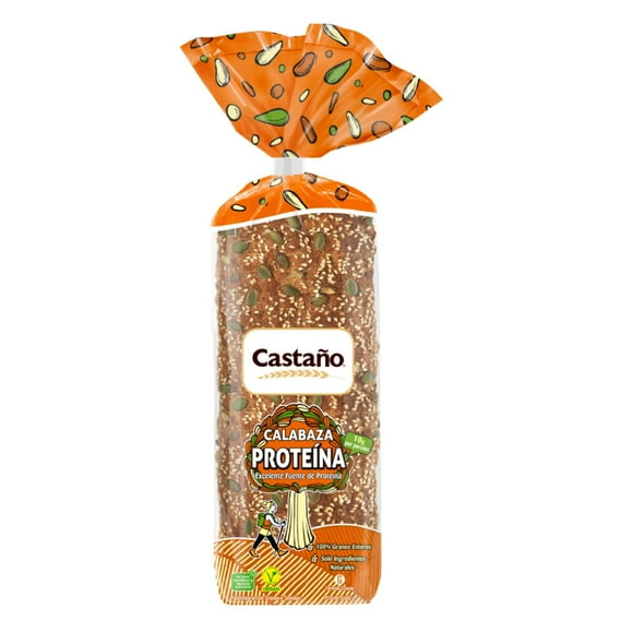 Pan de Molde Calabaza Proteína, 600 g
