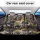 thumbnail image 5 of Trébol Negro-theme Car Rear Seat Covers Back Elastic Flexible Car Seat Covers Decorative Fits Most Cars 120x59x76cm, 5 of 6