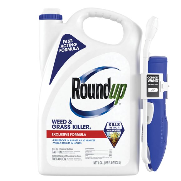 Herbicida y herbicida Roundup con Comfort Wand, 3,8 L