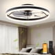 thumbnail image 1 of Ventilador de techo VOLISUN de 23,6" sin aspas con luz LED regulable, 1 of 7