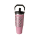 thumbnail image 1 of Vaso Térmico Rosado 900ml Grabado Láser Animal Print | Acero Inoxidable, 1 of 2