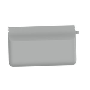 Genérico - Bolsa De Maquillaje Pequeña Bolsa De Cosméticos Con Tapa Apretada Para Horquillas Lápiz Labial Tarjeta De Crédito Gris L