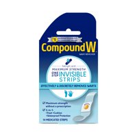 Compound W - Compuesto Eliminador De Verrugas W De Máxima Resistencia, 14 Tiras
